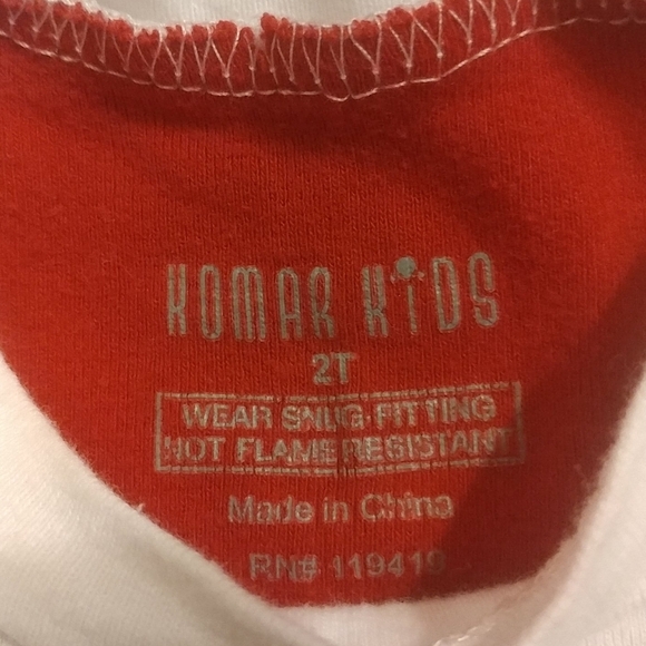 Komar Kids Christmas Red Santa Pajamas - Picture 5 of 5
